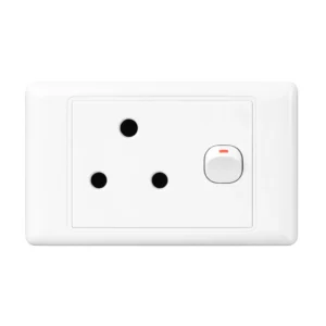 AUSMA White Single Socket 4x2