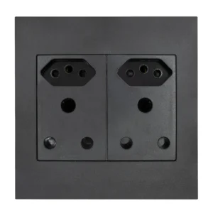 Lesco Double Plug 2 Pin Eco Black